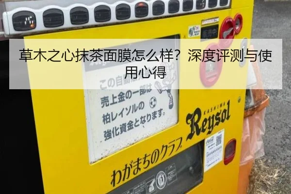 草木之心抹茶面膜怎么样？深度评测与使用心得