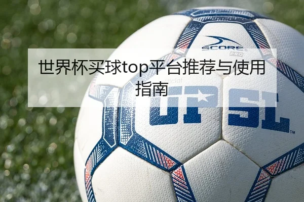世界杯买球top平台推荐与使用指南